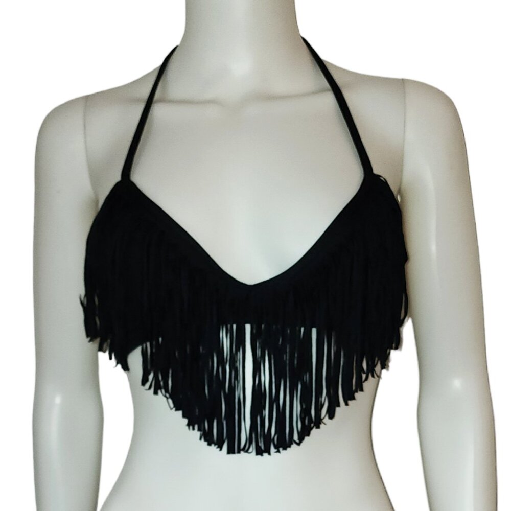Vintage L*Space Fringe Bikini Top